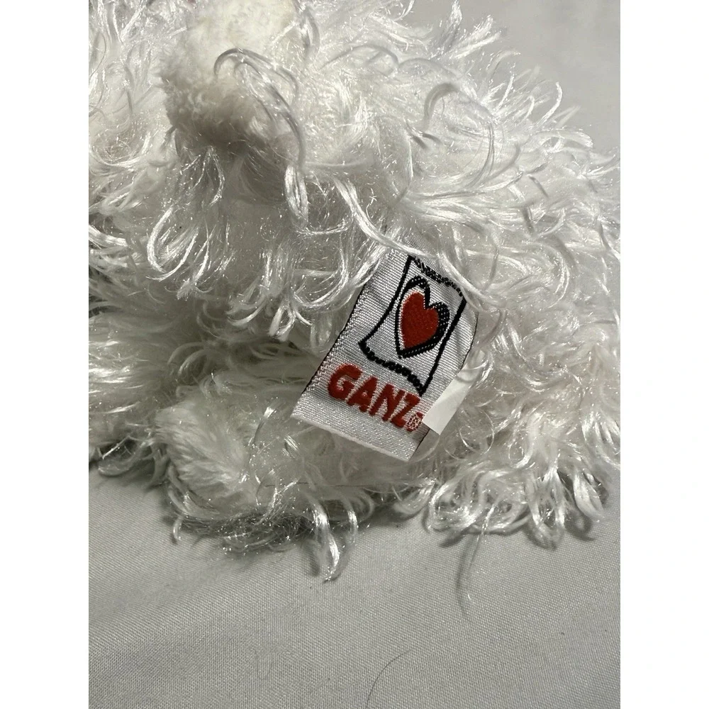 Ganz Webkinz Lil' White Terrier Stuffed Animal Soft Plush Great Condition